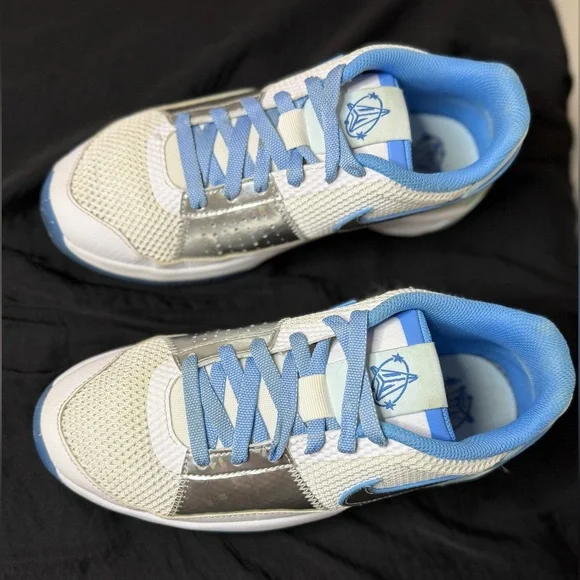 Nike Ja 1 “All Star” Basketball Sneaker in Glacier Blue Size 7Y - Picture 14 of 15